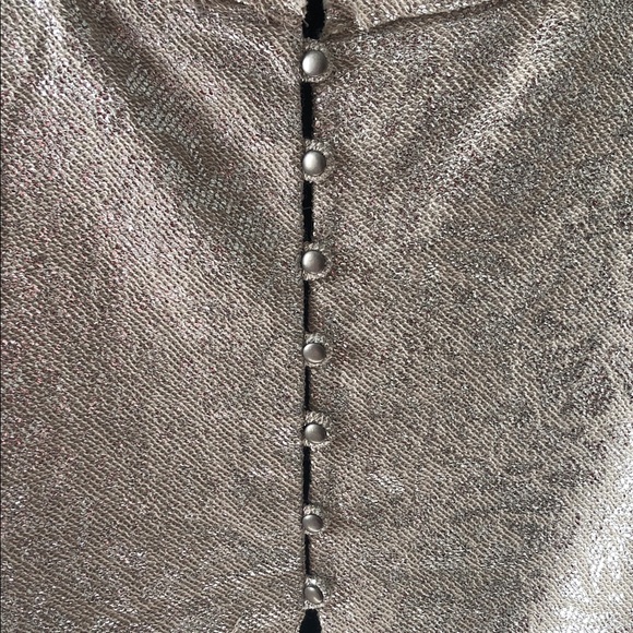 Free People Tan Combo Blouse - Picture 3 of 9